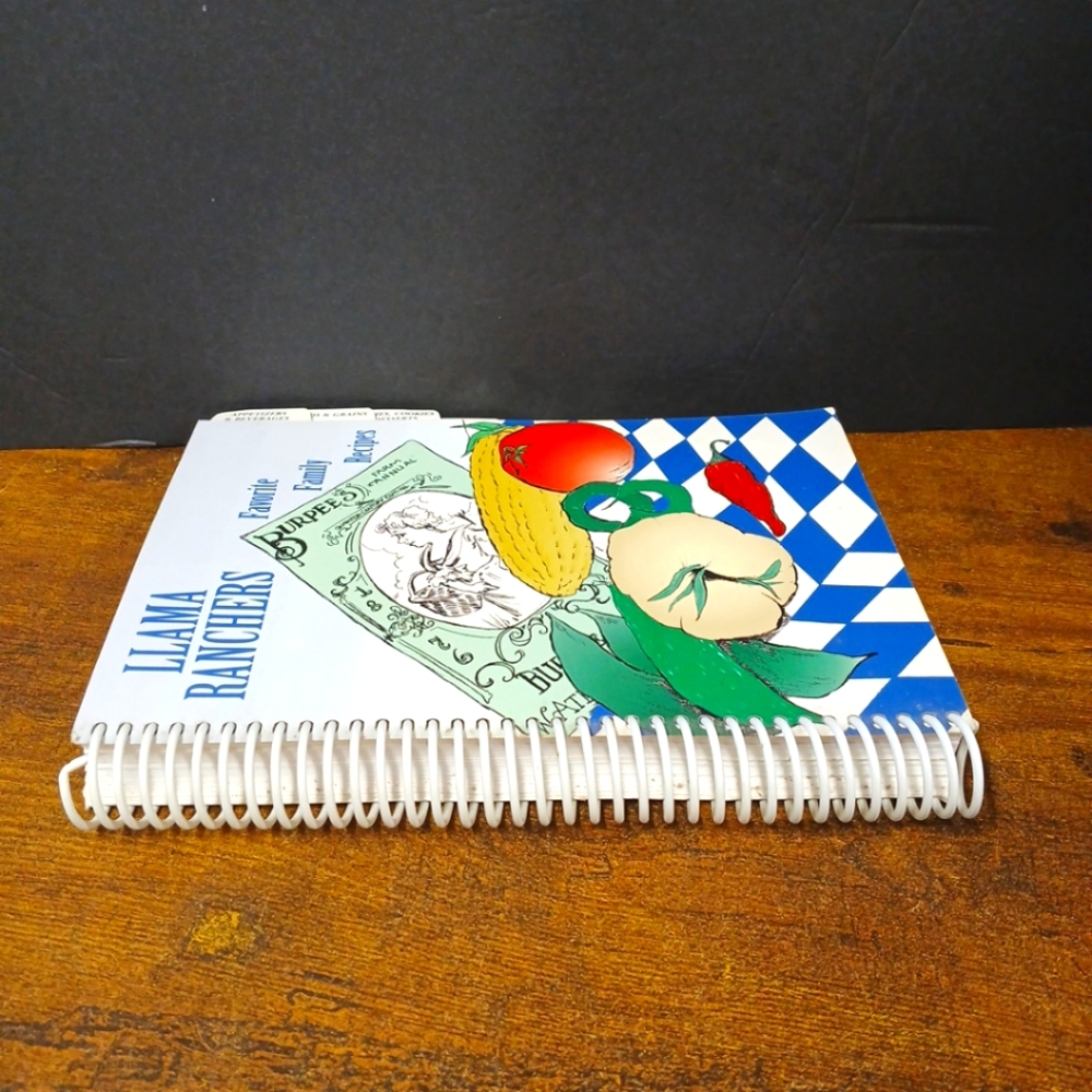 Llama Ranchers Favorite Family Recipes,  Spiral Bound Cookbook - Picture 3 of 7